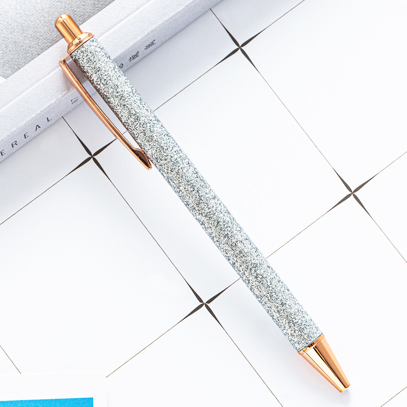 Whoelsale Pens Gold Powder Metal Pen Fashion Office Tools Teacher Gift